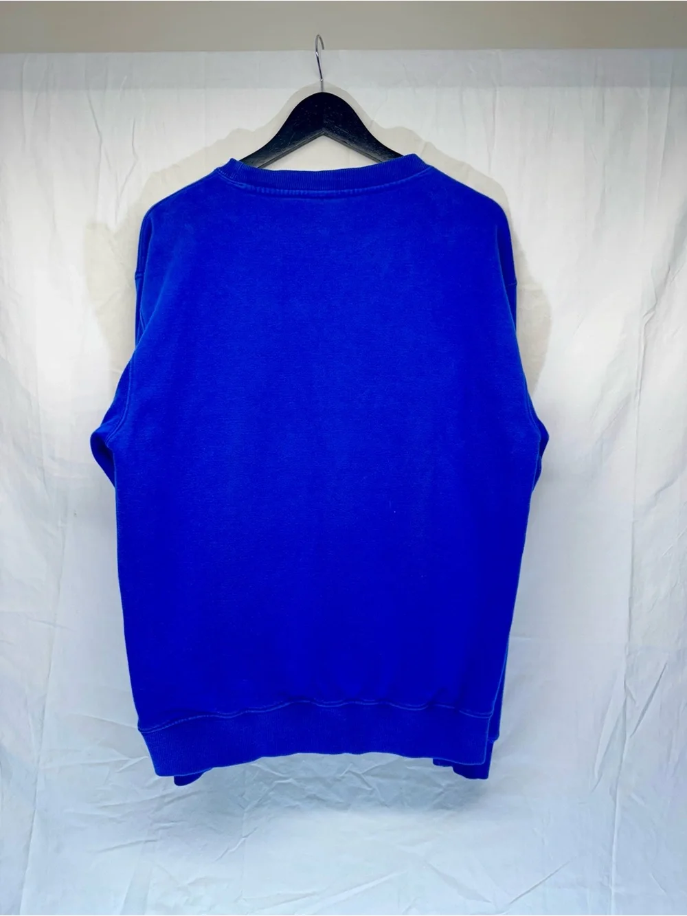 Colosseum Mens Kansas Crewneck Sweatshirt - Royal Blue with Red & Yellow Logo